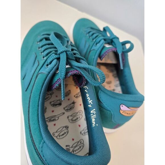 New Balance 255 Franky Villani Skate Shoes Teal Green Purple Sole Size 9.5 main image 5